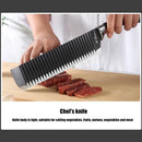 Conjunto de 6 Facas Preta de Aço inoxidável