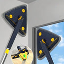 Mop Esfregão de Limpeza Triangular Ajustável Rotação 360°