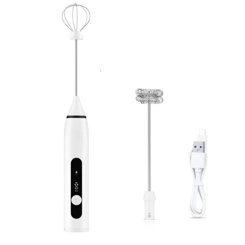 Mini Mixer de Bebidas e Batedor de Ovos Portátil