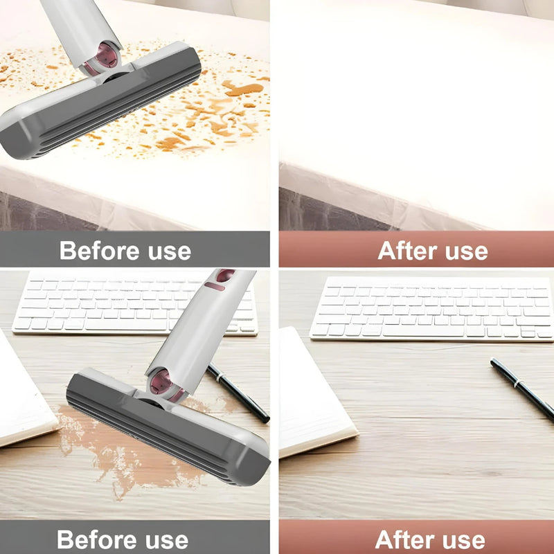 Mini Mop Absorvente De Limpeza Dobrável Portátil