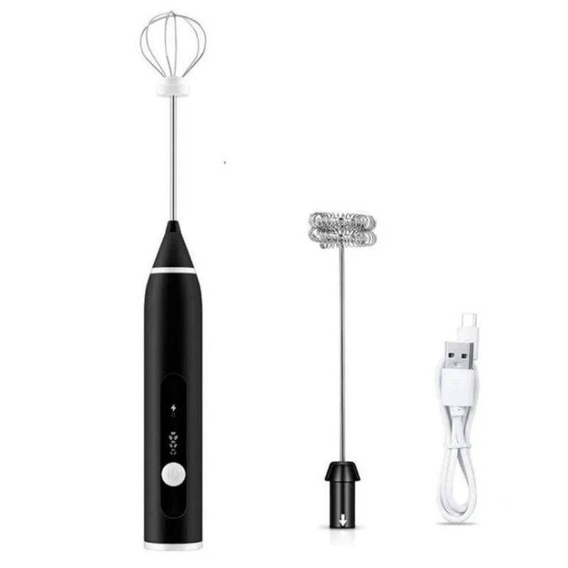 Mini Mixer de Bebidas e Batedor de Ovos Portátil