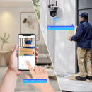 Câmera de Segurança Dupla Wi-fi Smart Angulo Duplo A28B 3mp Icsee